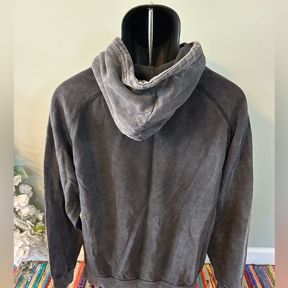 NEW Vail Colorado Snowboard Hooded Sweatshirt Duck Co Acidwash Gray Large - Picture 5 of 7